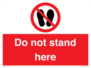 Do not stand here
